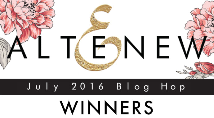 July 2016 Release Blog Hop Winners
