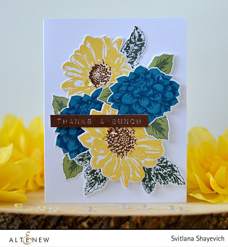 Dahlia and Sunflower Bouquet