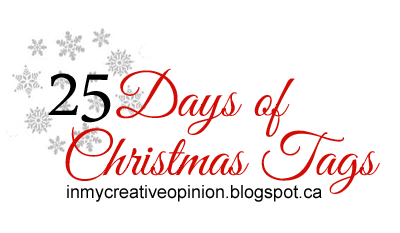 25 Days of Christmas Tags Event + Giveaway