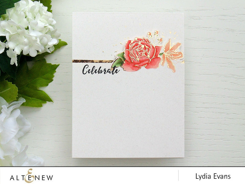 Foiled Floral Frame- Video