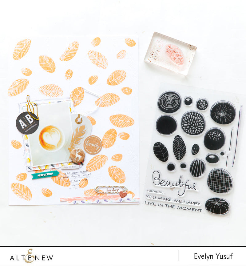 Fall Color Combo+Simple Flower Stamp Set = Perfect