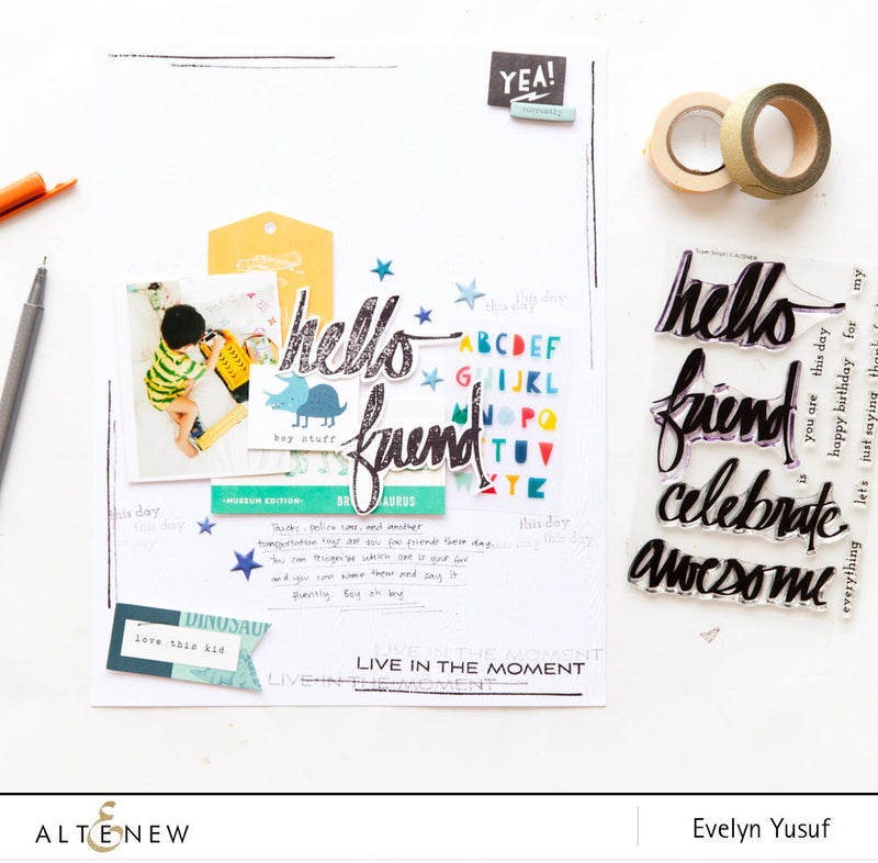 Make it Bold Using Word Script Stamp