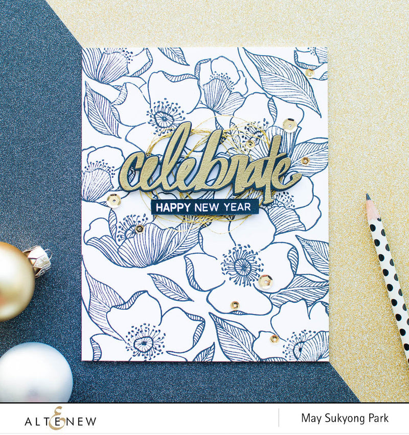 Happy New Year Card using Adore You Stamp Set