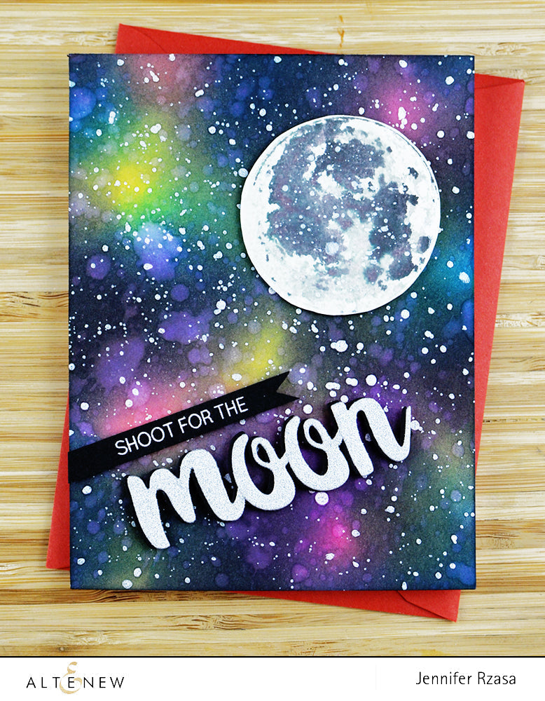 Shoot for the Moon with Calligraphy Alpha Dies