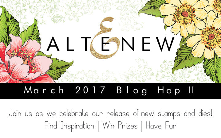 March 2017 Stamp/Die Release Blog Hop + Giveaway