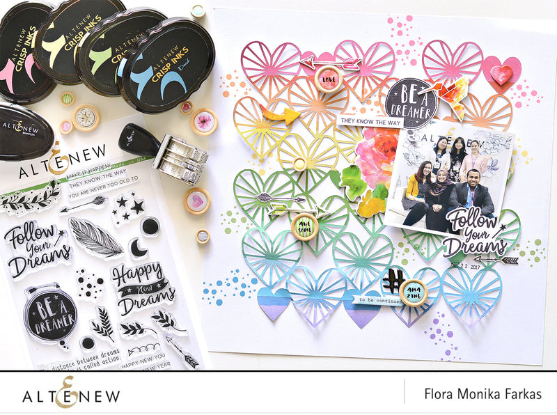 Rainbow layout with Reflection Collection