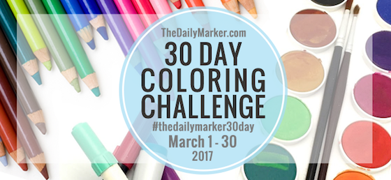 The Daily Marker 30 Day Coloring Challenge Giveaway Winner