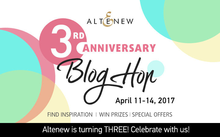 Altenew’s 3rd Anniversary Blog Hop Day 3 + Giveaway