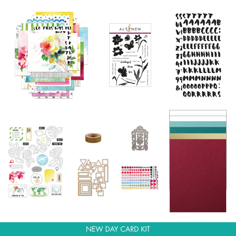 Stamping with Altenew New Day Card Kit