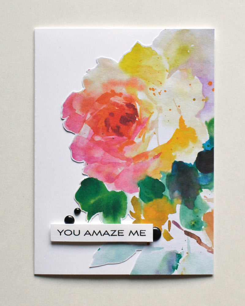 Stamps, Paper and Glitter Tape! All In The New Day Card Kit!