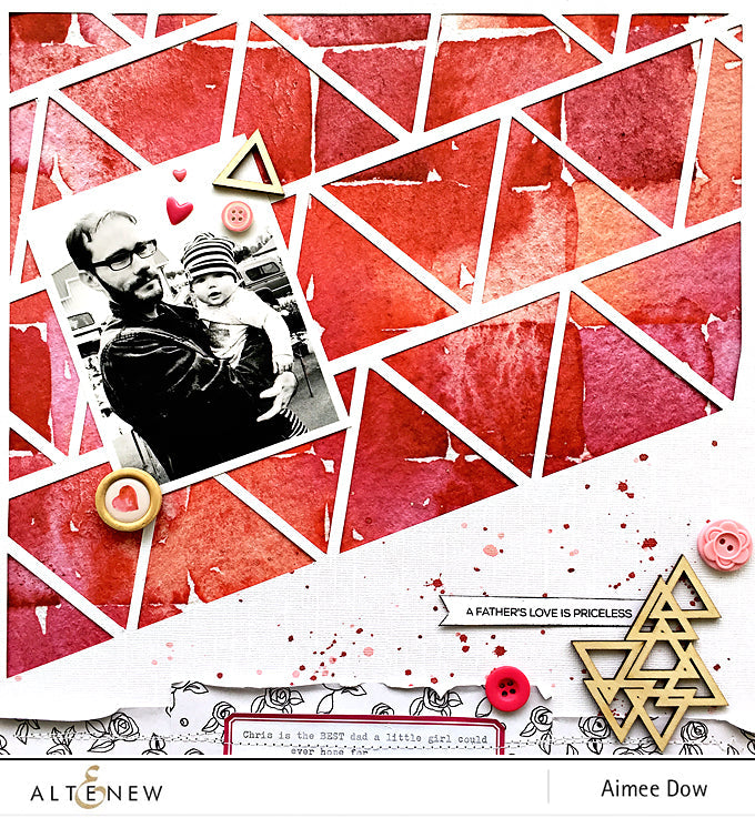 Daddy’s Girl Layout with Reflection Scrapbook Collection