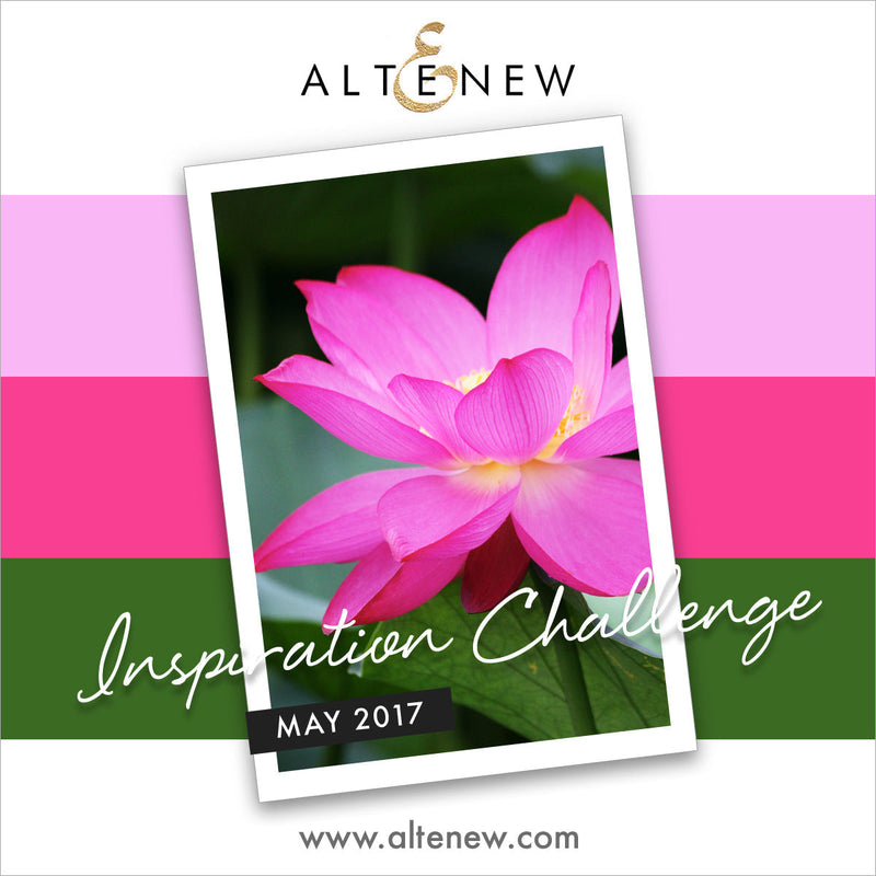 Video: May 2017 Inspiration Challenge – Watercolor Lotus Card