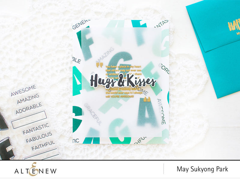 Video: Fun Use of the Layered Letters AFG Stamp Set