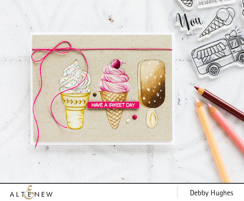 Pencil Colouring On Kraft