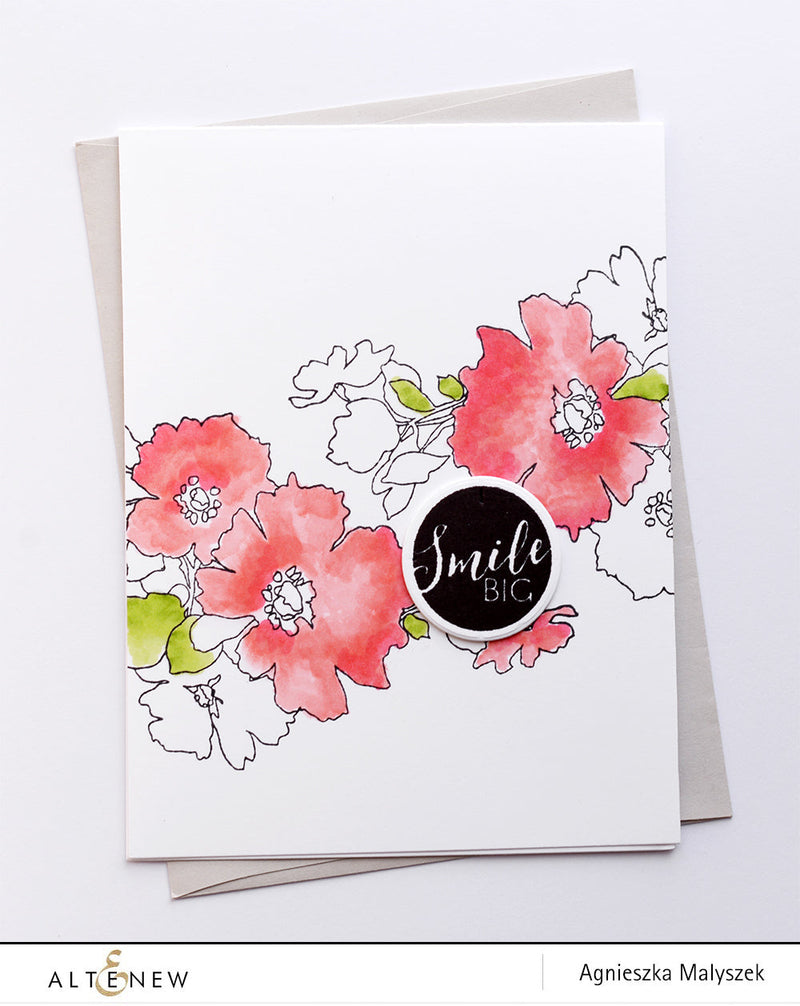 Clean and Simple Card using Charmed Stamp Set