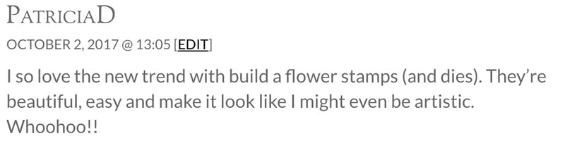 Build-A-Flower Poinsettia Release Giveaway Winners