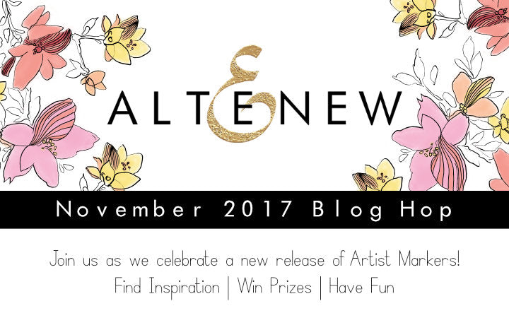Altenew Markers Release Blog Hop + Giveaway
