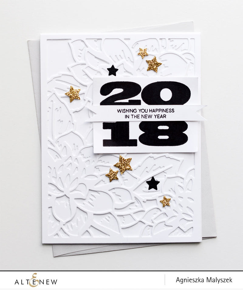 Monochromatic New Year’s Card