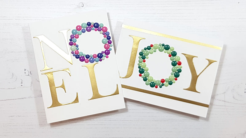 A Fun Way to Use Enamel Dots to Create Unique Holiday Cards | Lydia’s Crafty Corner VIDEO