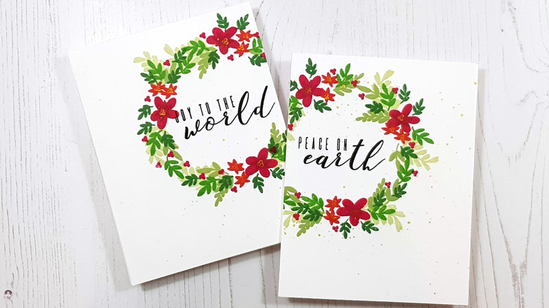 Holiday Wreath Card VIDEO Tutorial: Lydia’s Crafty Corner