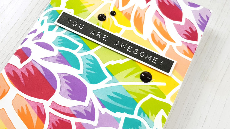 How to Mask Stunning Stripes with Your Stencils | Lydia’s Crafty Corner Video Tutorial