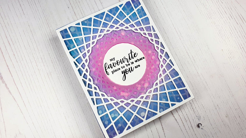 (Video) Beautiful Ink Blends with Cover Dies- Lydia’s Crafty Corner