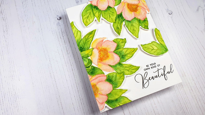 How To Get A No-Line Look With Watercolor Pencils- Lydia’s Crafty Corner