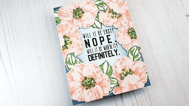 Floral Framed Sentiment- Lydia’s Crafty Corner