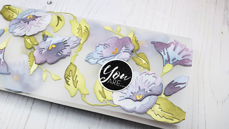 Double Vellum Flap Card