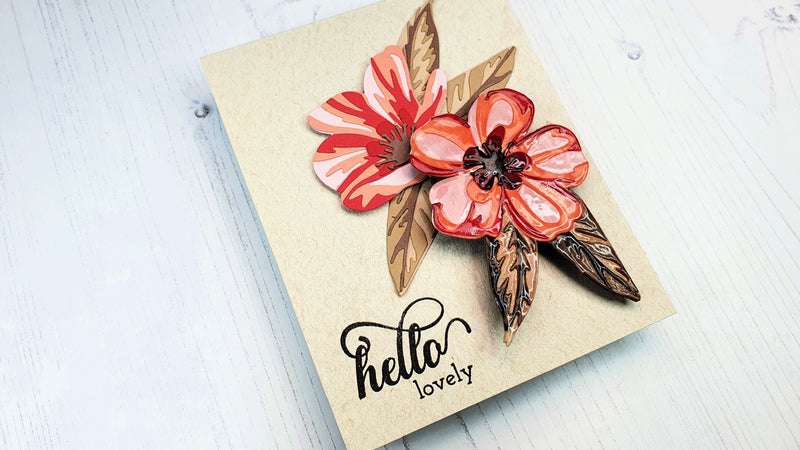Create An Enamel Look Brooch To Add To Your Cards