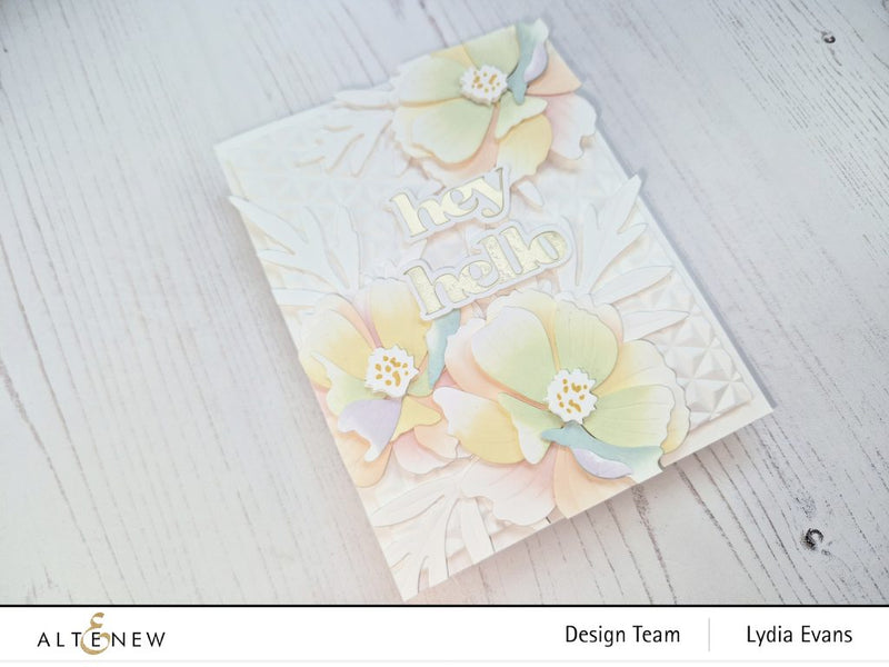 Soft & Sweet Pastel Rainbow Die-Cut Florals