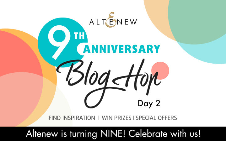 Altenew 9th Anniversary Blog Hop Day 2 + Giveaway (over $2,500 in Total Prizes!)