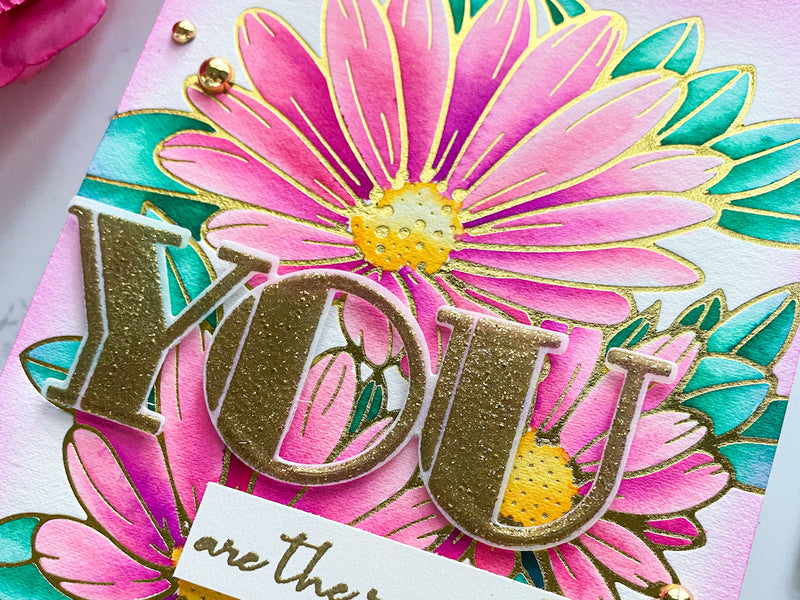 Watercoloring with Hot Foil!
