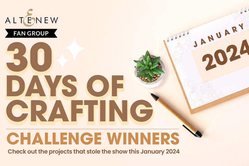 30 Days of Crafting Challenge Winners