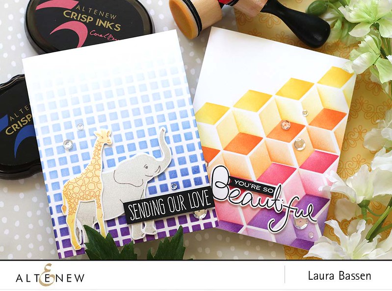 VIDEO: Colorful Background Using Stencils