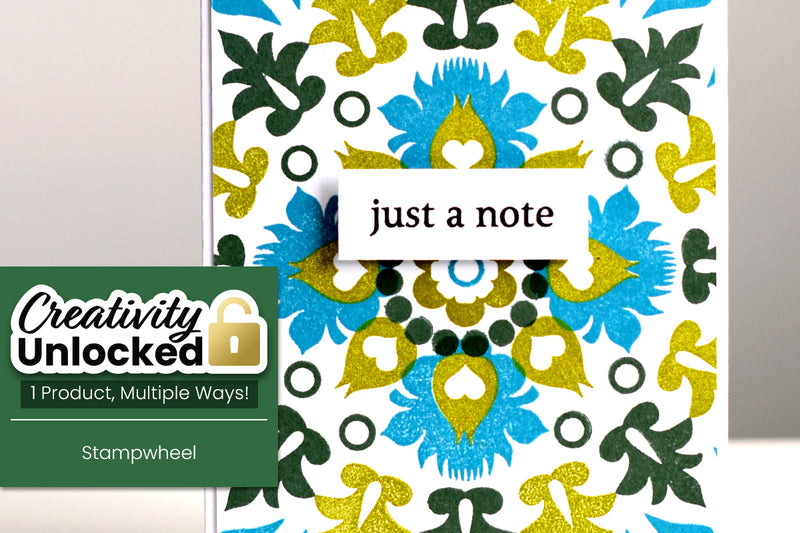 Creativity Unlocked feat. Stampwheel and Wonderful Wycinanki Stamp Set