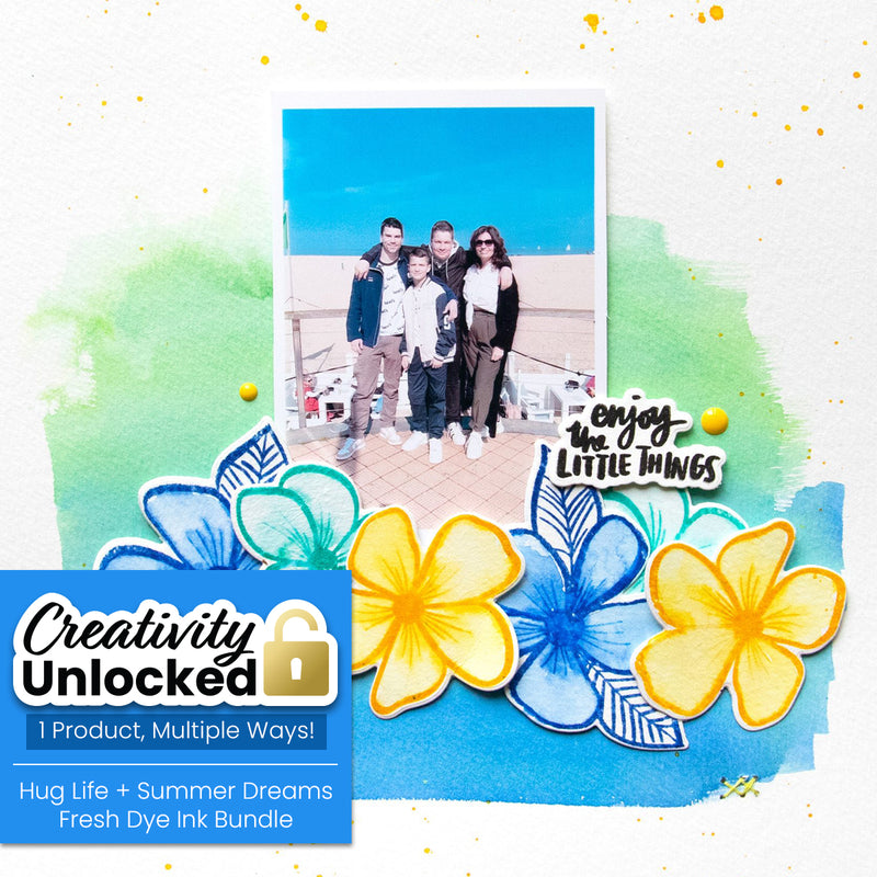 Creativity Unlocked feat. Amy T. Summer Dreams Inks | Fun Layout + Video Tutorial!