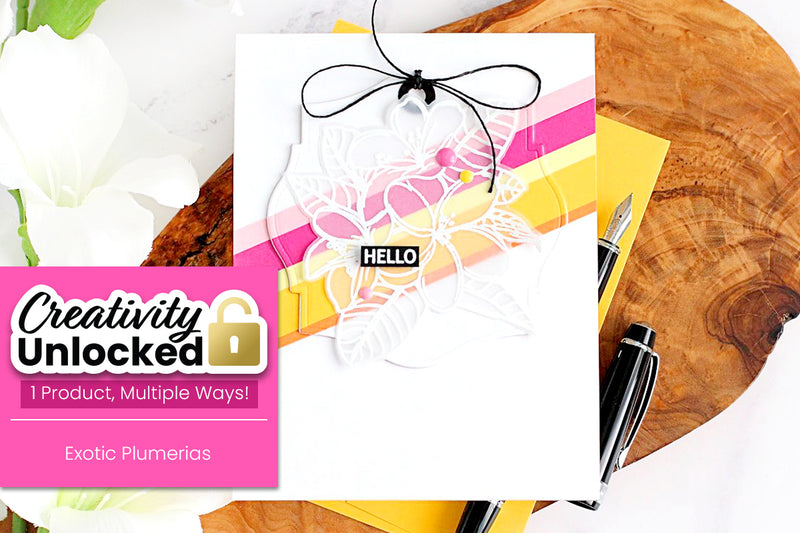 Creativity Unlocked feat. Exotic Plumerias | 3 Fun Reasons to Add Paper Strips to Projects