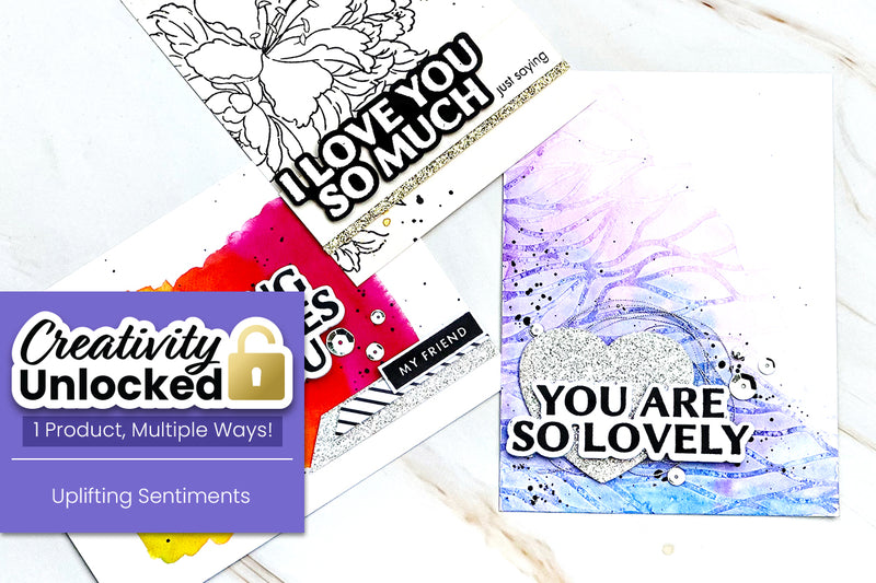 Creativity Unlocked feat. Uplifting Sentiments | Three Easy Cards!