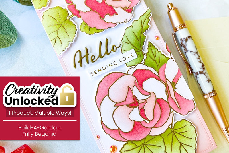 Creativity Unlocked feat. Frilly Begonia | Discover Why It’s Perfect for Slimline Size!