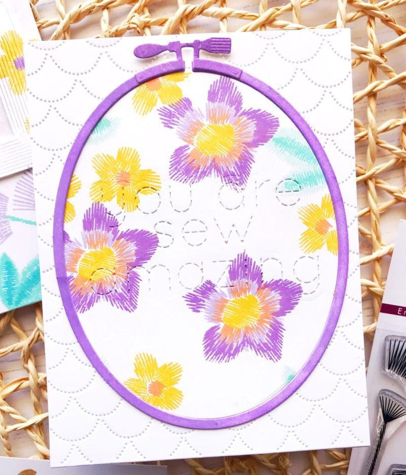 You Are Sew Lovely + Embroidered Blooms