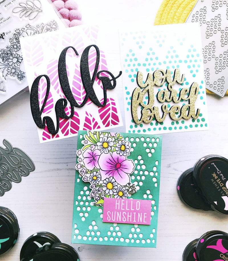 Using Dies as Stencils