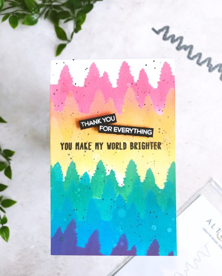 Three Ways to Use the Creative Edges: Evergreen Die