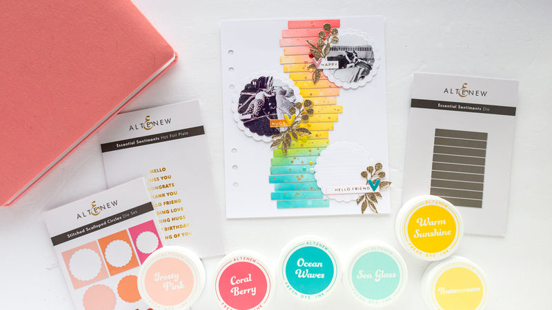 A New Rainbow Inspired Memory Keeping Idea feat. Essential Sentiments (with Video Tutorial)