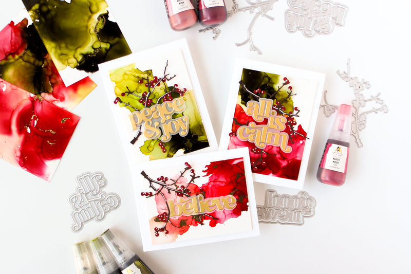 Add Shine To Alcohol Ink Backgrounds | Creativity Unlocked