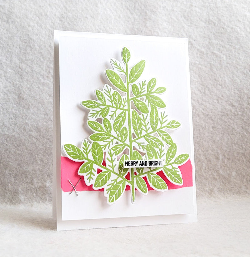 Celebrate Christmas in August With This CAS Merry and Bright Card!