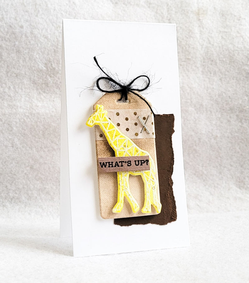A Greeting Card for Giraffe Lovers