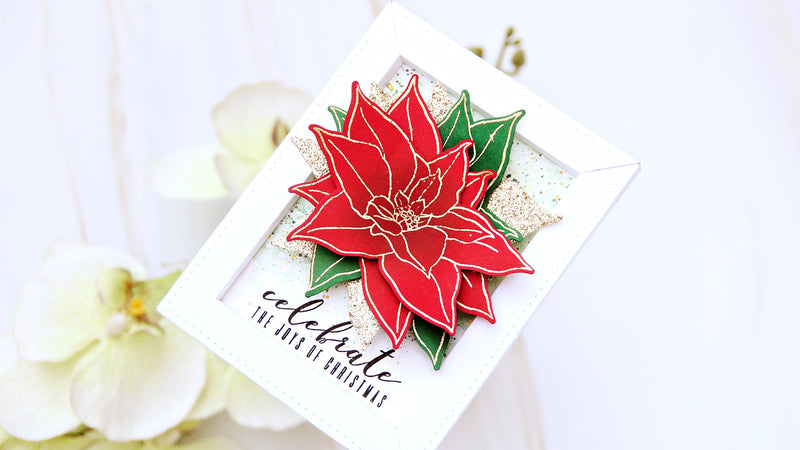 Layered Poinsettia Christmas Décor