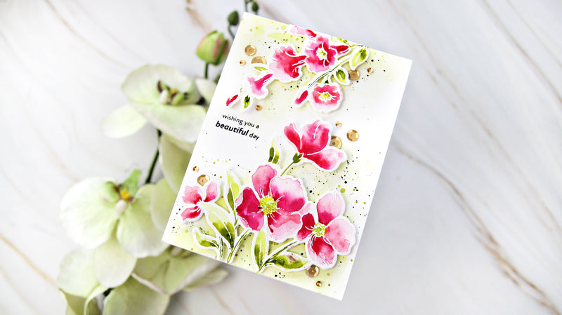 Watercolor Flower Card (with How-to Video!)