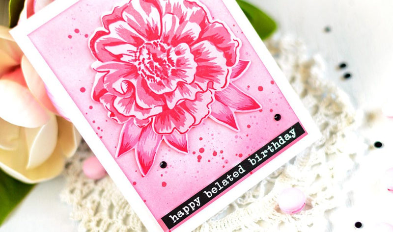 Tone-on-Tone Camellia in Pink